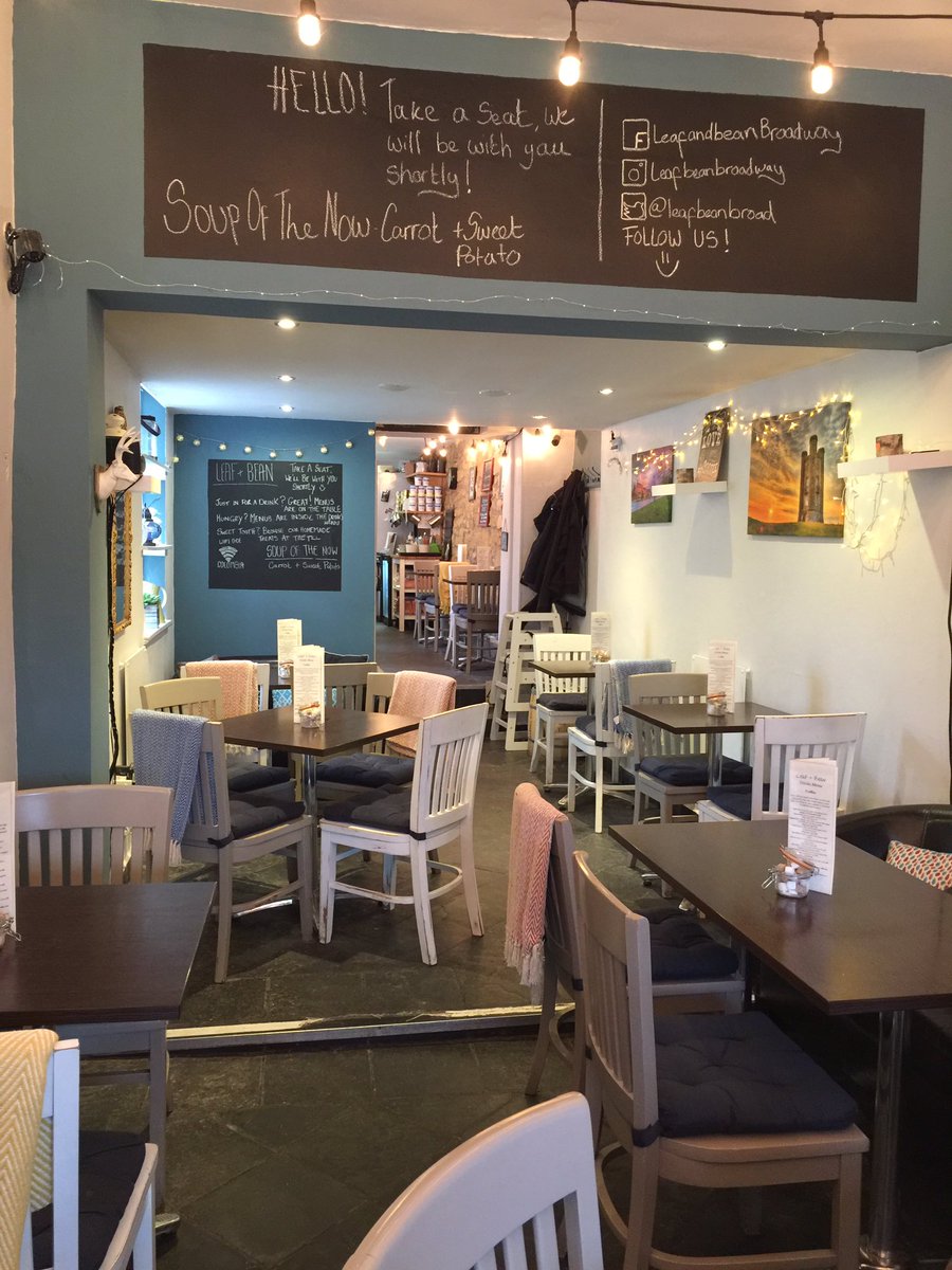 CotswoldsConcie's tweet photo. My first visit to @leafbeanbroad today... LOVE IT!! What a gorgeous cafe, great service and food, lovely people too. https://t.co/t2JW32DGwB