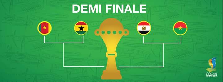 Votre Demi finale #CAN2017 
#AFCON2017 
#Gabon