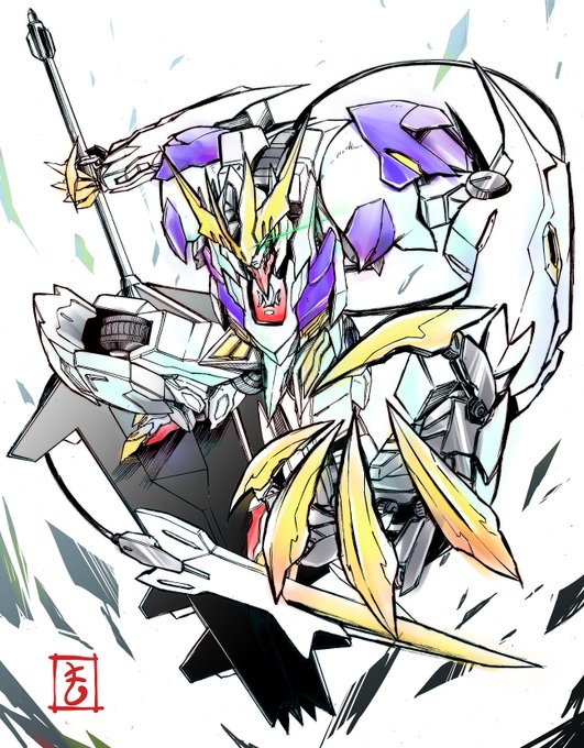 無料イラスト画像 ロイヤリティフリーイラスト 壁紙 ガンダム バルバトス ルプス レクス