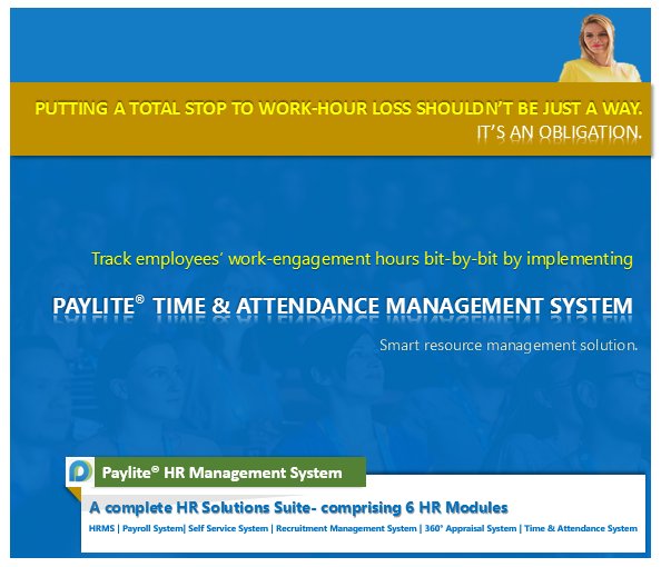 Paylite's tweet image. Implement @Paylite Time &amp;amp; #Attendance_Management_System to stop Work-hour loss: paylitehr.com/paylite-hrms/m…
#HRMS #HRIS #HR #GCC