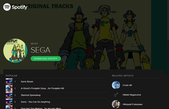 #Spotify ahora agrega a su base de música el #soundtrack de #clásicos de #SEGA j.mp/2kL4RDW