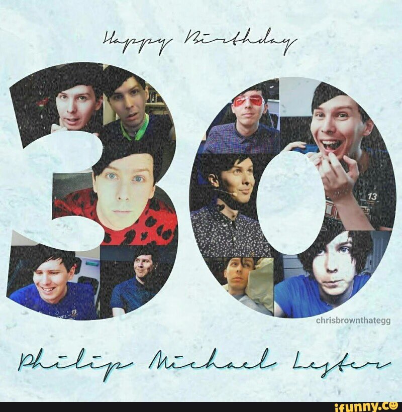 Happy birthday to Phil Lester, everyone\s favorite smol bean! We all love you very much! 