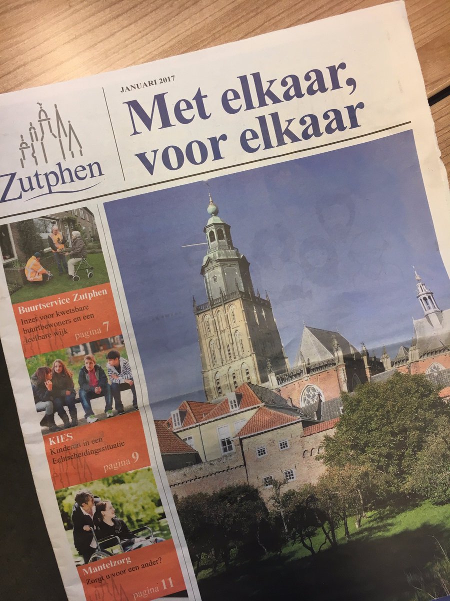 Heeft u deze krant al gelezen? Info over zorgen met en voor elkaar! @HetPleinZutphen <a href="/gem_Zutphen/">Gemeente Zutphen</a> <a href="/VrijwCentrZutph/">VrijwCentr Zutphen</a>