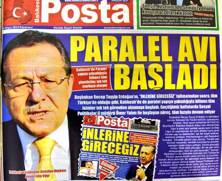 Biri bizi aydinlatsin 2014te bu manşeti atan Postam  ne değisti de edip ağa fetocü algisi yapmaya başladı.