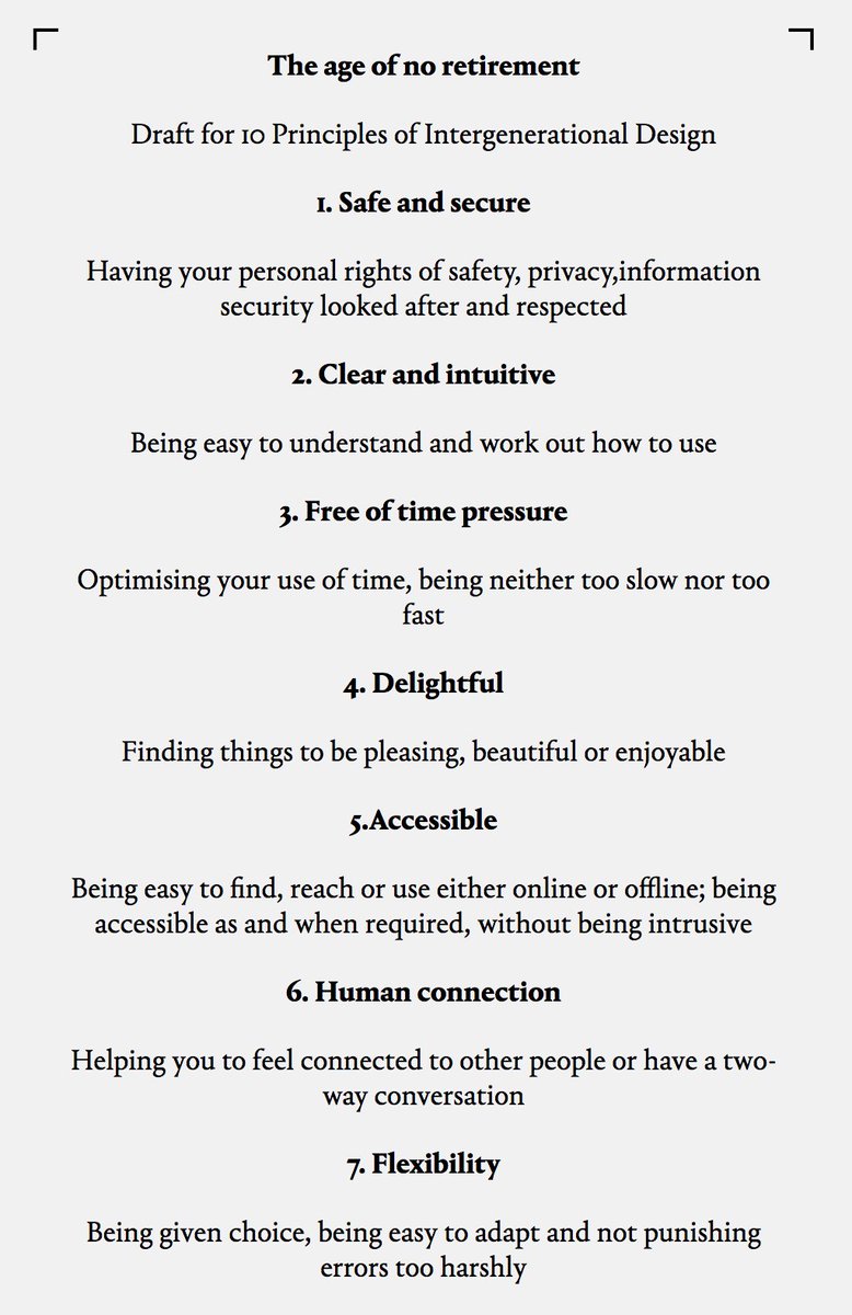 DesignRegionBg's tweet photo. Draft for 10 Principles of #IntergenerationalDesign by @agenoretirement – https://t.co/hFBSiYNRKP https://t.co/i6qxr0vxMx