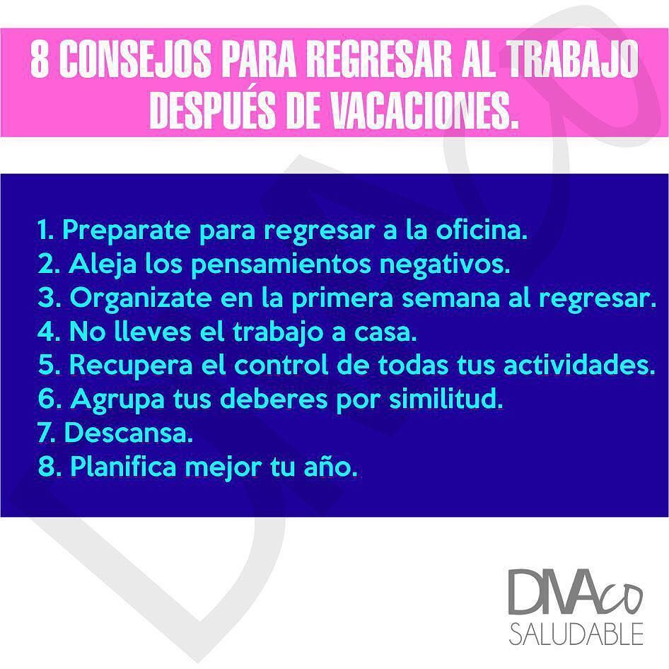 Lista para volver a la retina después de las #vacaciones o el #FinDeSemana #Weekend 💥 #tips #DivaCo #salud#compromi…