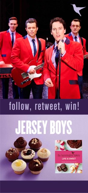 Follow &amp; RT and you could #win two tickets to see <a href="/JerseyBoysUK/">Jersey Boys</a> and £40 Hummingbird Bakery vouchers! bit.ly/jerseyboyswin #Competition
