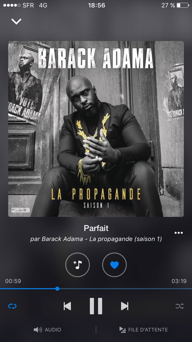 AlainFoolek's tweet photo. Album validé Force à @barackadama 💪🏿💪🏿💪🏿 #barackadama https://t.co/ugXwB0LKeX