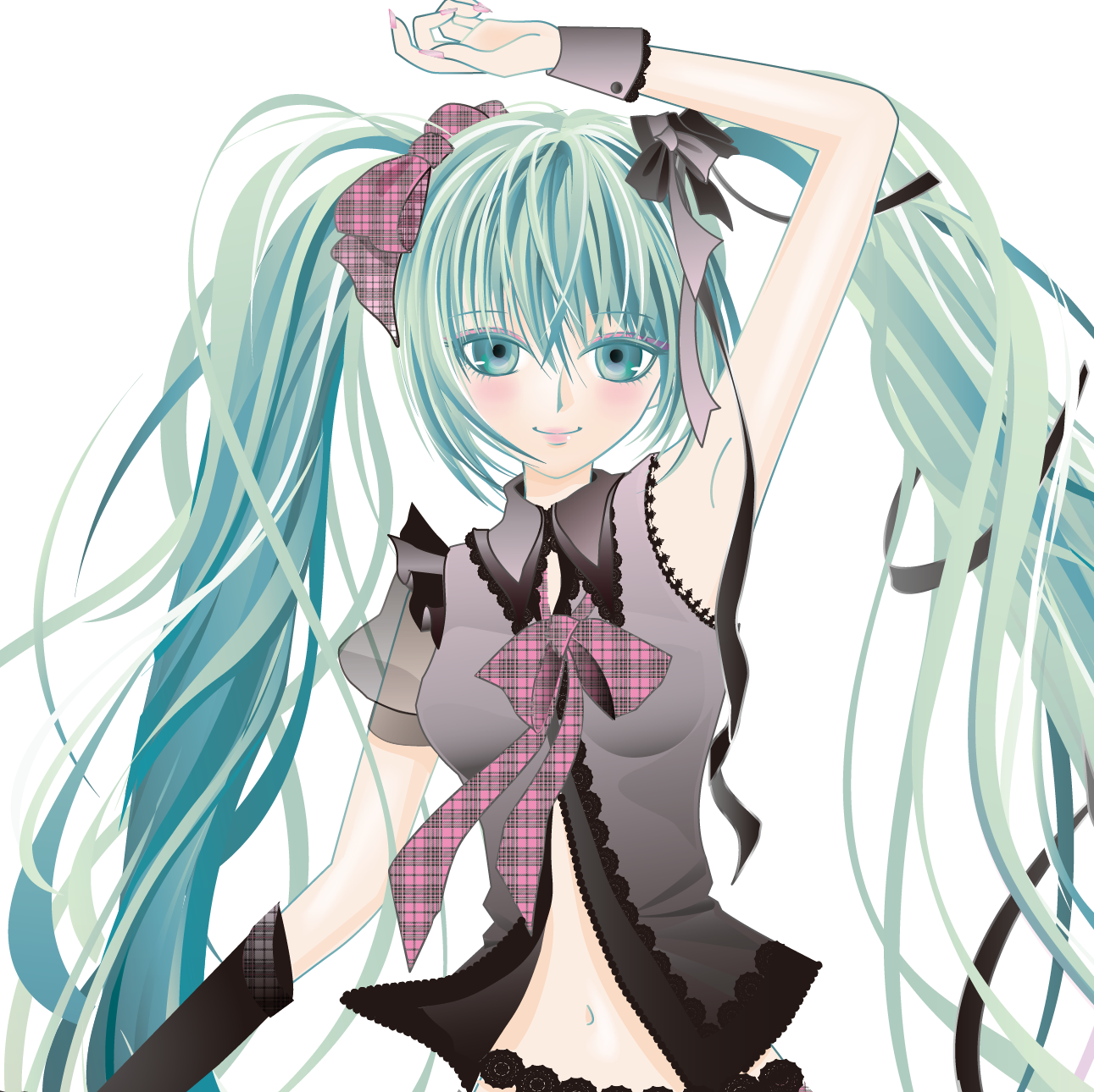 Mayurimu Eveさんの新曲 初音ミク 病ンデレ Sickness 恋ｽﾙメﾝﾍﾗ T Co Pqxwmdvhgj でイラスト描かせていただきました めちゃくちゃかっこいい曲です T Co Zulizjtlft Twitter