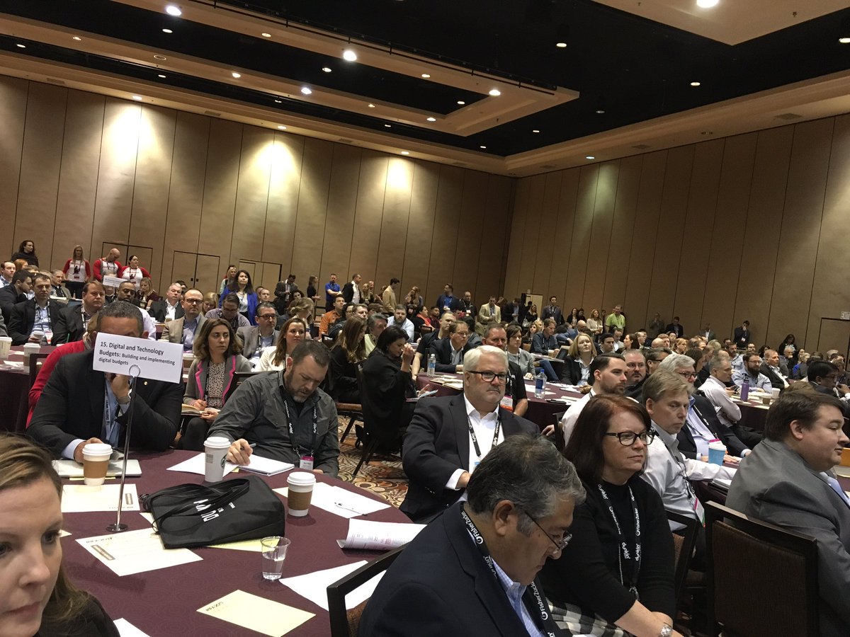 Standing Room ONLY at the Marketing and Tech Summit!   #IFA2017