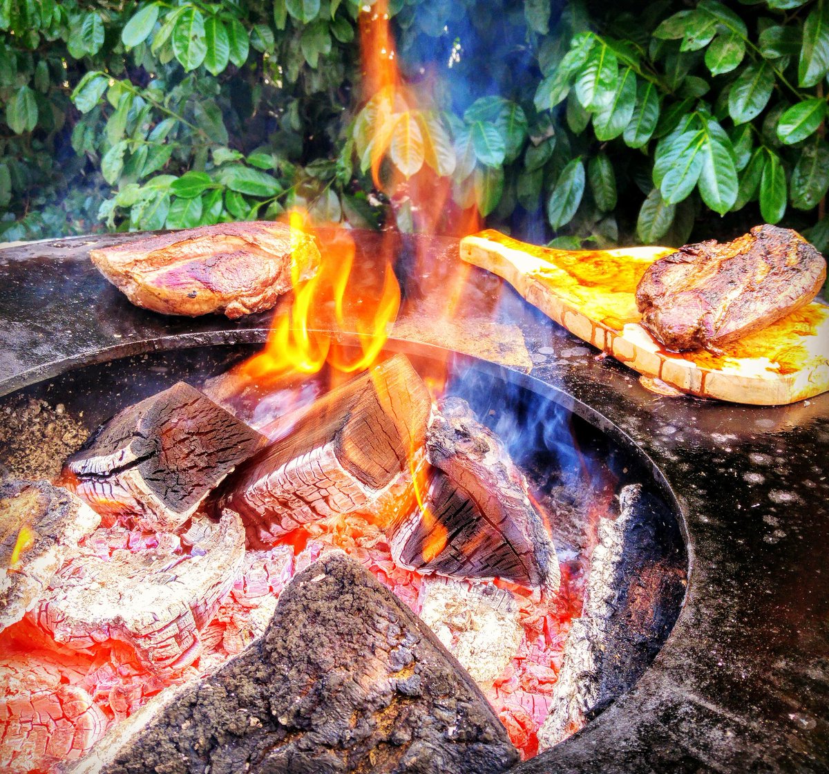 OngewoonLekker's tweet photo. A winter bbq is perfect for some venison! @RootsRotterdam #venison #bbq #fire #winterwildreis #perstrip #rotterdam #ongewoonlekker https://t.co/H4fc6JDP8A