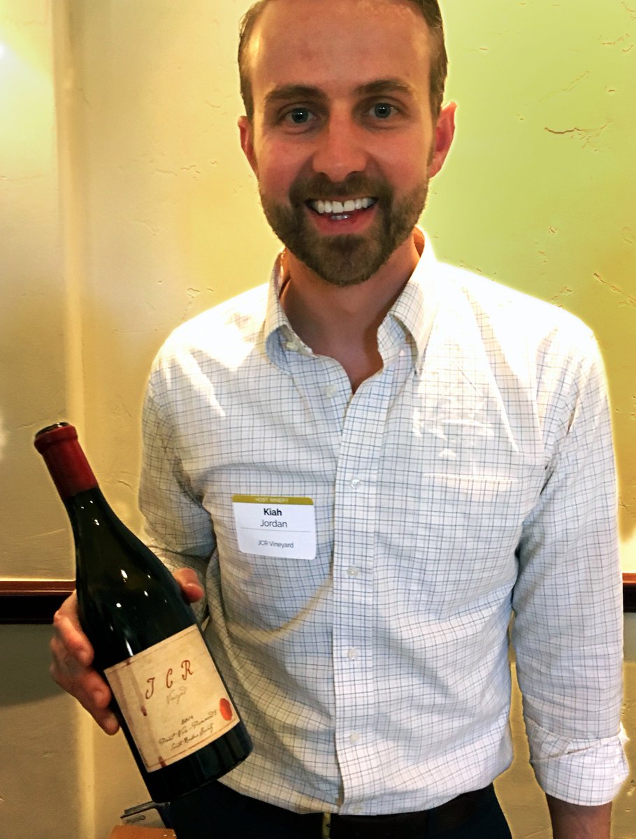 .<a href="/JCRvineyard/">JCR Vineyard</a> outstanding, #delicious #pinotnoir <a href="/SBCWines/">Santa Barbara Wine</a> trade tasting yesterday @BacaraResortSB pic: Kiah Jordan, GM at JCR Vineyards