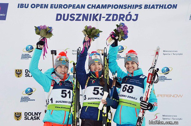 FloweringUkr's tweet photo. Українська біатлоністка Юлія Джима стала чемпіонкою Європи 2017 року у спринті 🇺🇦 #Україна #спорт #Ukraine #sport https://t.co/jzsSmSVGAE https://t.co/fbOCUu7LuX