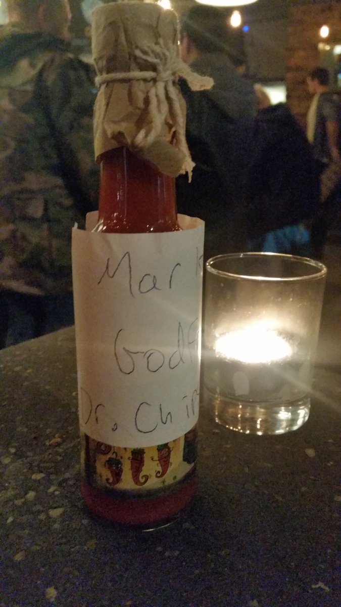 msgodf's tweet image. Thank you @juliancheal for leaving me this @GingerBeardsP fermented scotch soracha at the drop.