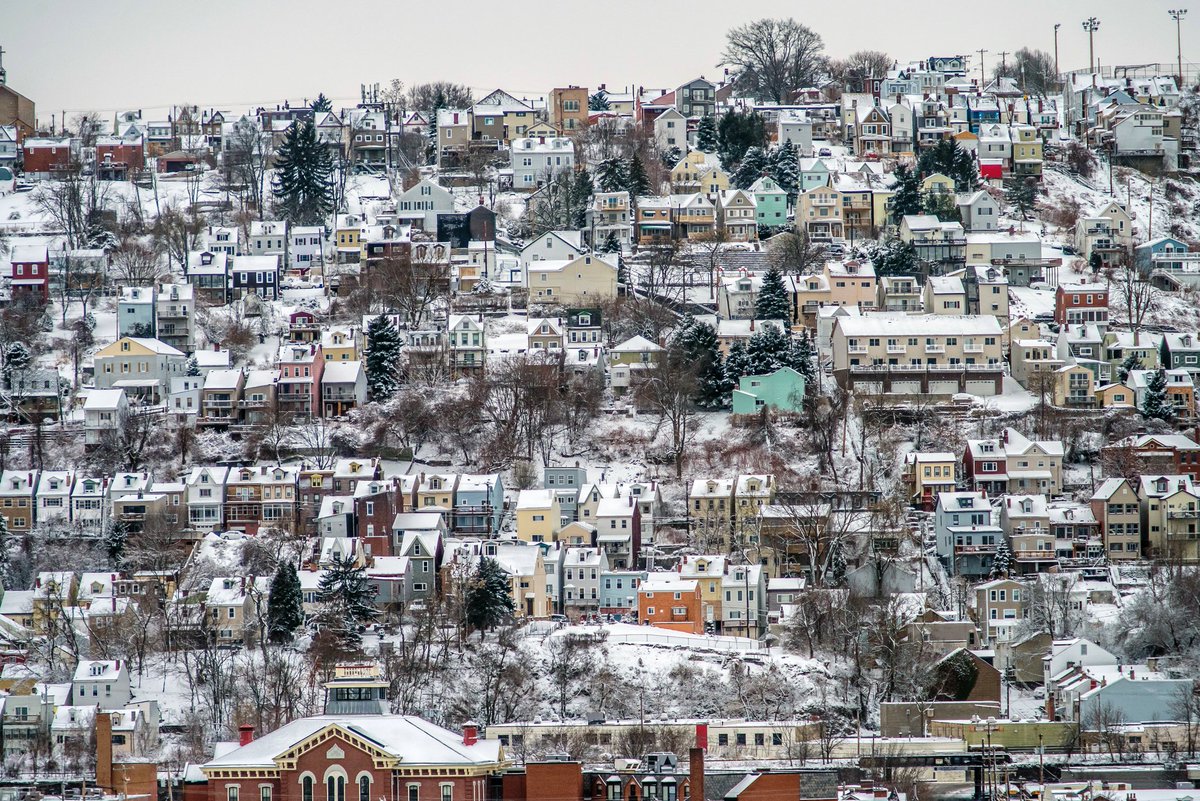 how much did it snow january 5 2017 pittsburgh