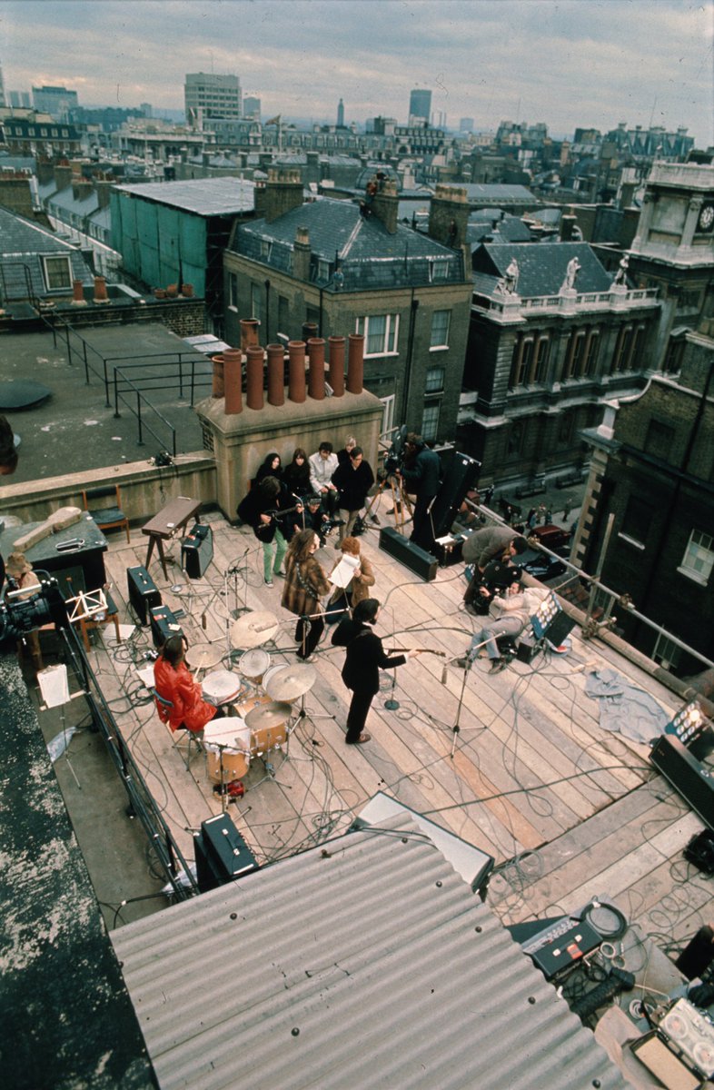 On this day in 1969, <a href="/thebeatles/">The Beatles</a> gave their final public performance. 
Source: Capitol Archives 
#CapitolHistory #CapitolVaults