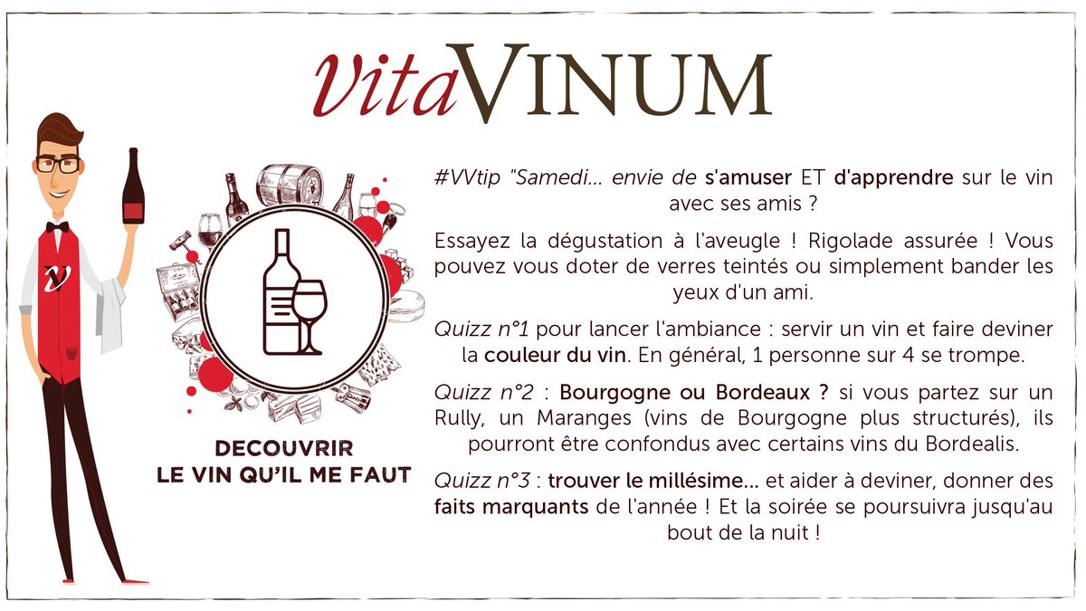 geoVINUM's tweet photo. #VVtip "Samedi, on joue entre amis ?" Des idées de quizz sur le vin pour jouer en dégustant, tout simplement ! https://t.co/fe9tdHJKxJ