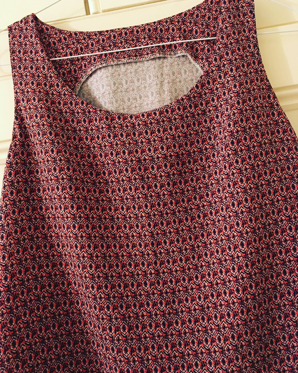 leemadeit's tweet photo. My second @sewoverit Cami top is complete - perfect pattern to get to grips with my overlocker! Fabric from #Abeds Barbados 🇧🇧 https://t.co/uSgsq9vOKi