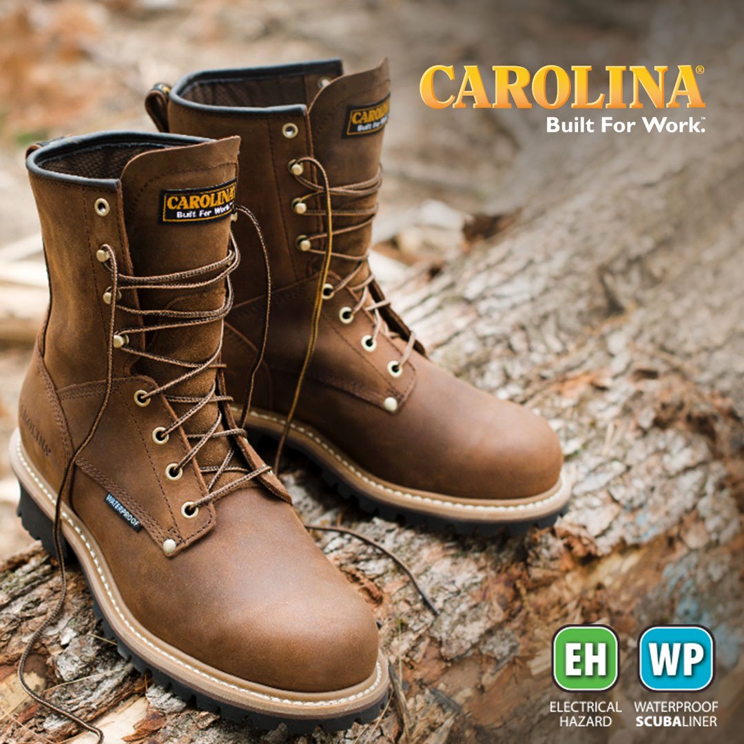 ShoeDeptEncore's tweet photo. You must have the right boot for the job. https://t.co/Q3JfRzuX1K #CarolinaBoots #LoggerBoot #LeatherBoots #BuiltForWork #WorkBoots https://t.co/VEmith7aeh