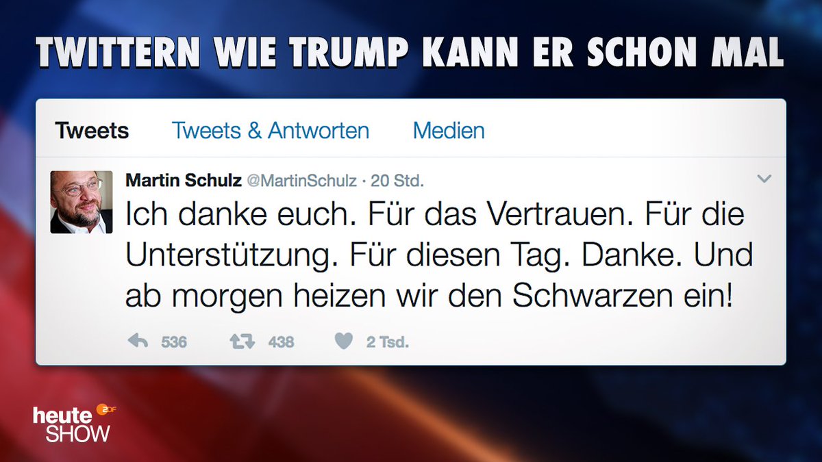 heuteshow's tweet photo. Vom Größten gelernt https://t.co/2YJw873ElA