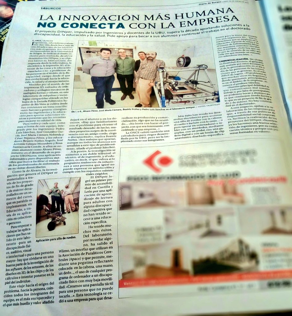 UbuNurse's tweet photo. #UbuNurse y #DINper en los medios de comunicación. https://t.co/MNqnX6vBSi