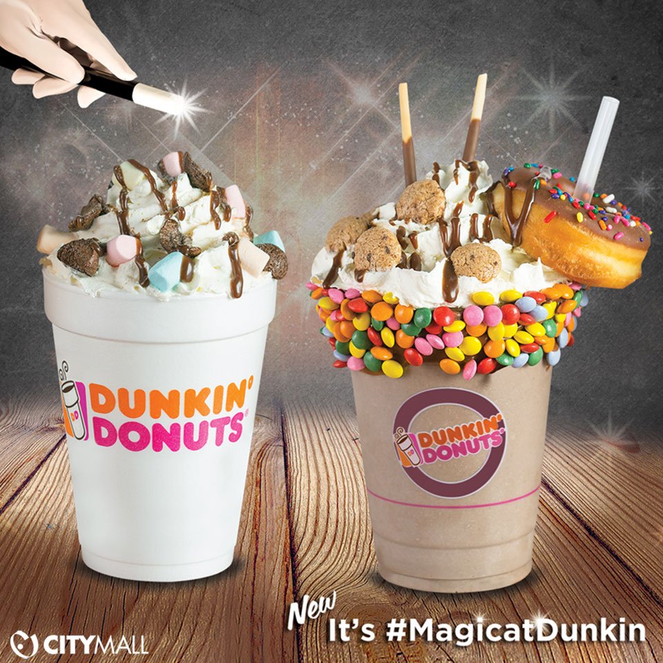CITYMALL_Leb's tweet photo. Get enchanted by #MagicAtDunkin! 

Your very own #MagicInACup experience is NOW available at @DDlebanon, #CityMall branch located in B1! https://t.co/BZxTtE3d24