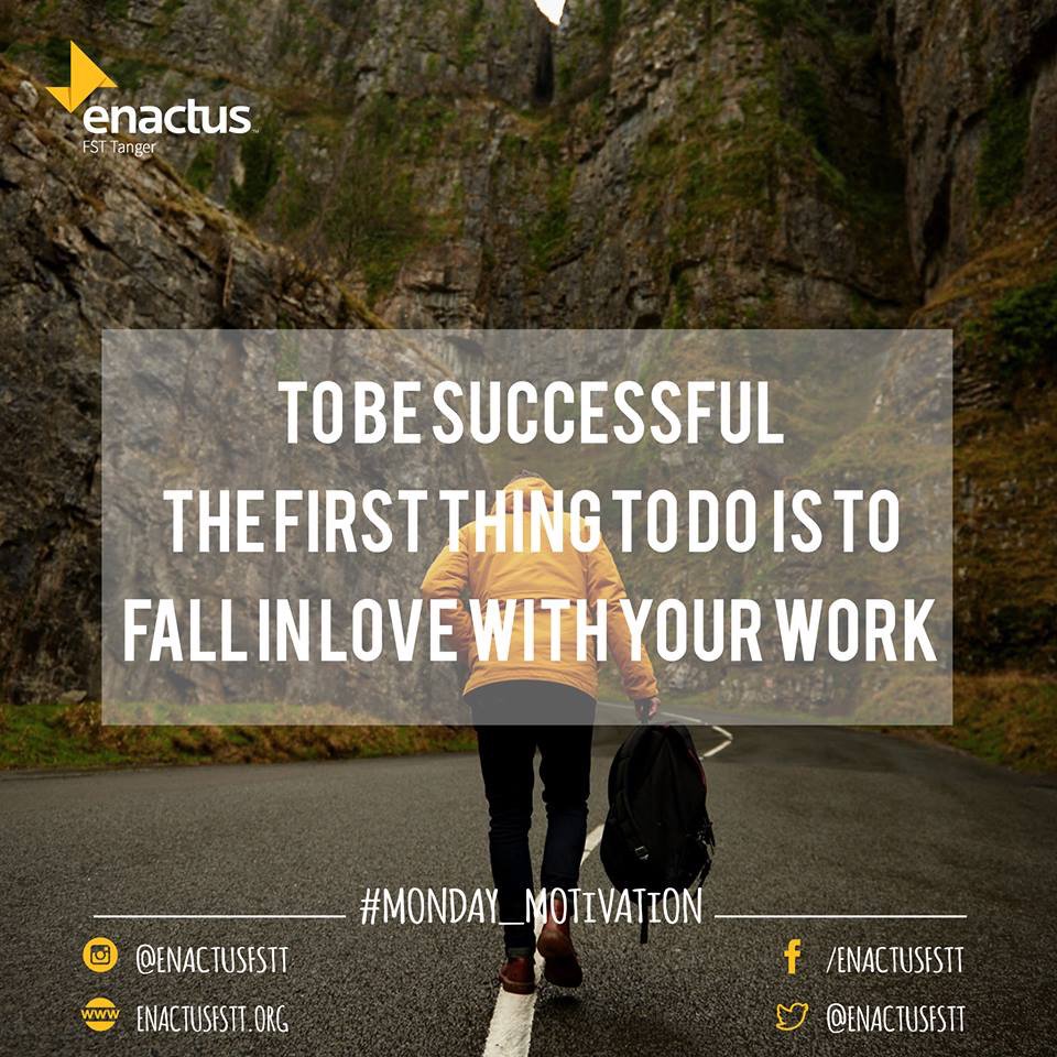 EnactusFSTT's tweet photo. Success comes to those who dedicate everything to their passion in life. 
#MOTIVATIONMONDAY #quote #enactus #ateam https://t.co/ZwpTYvAUFo
