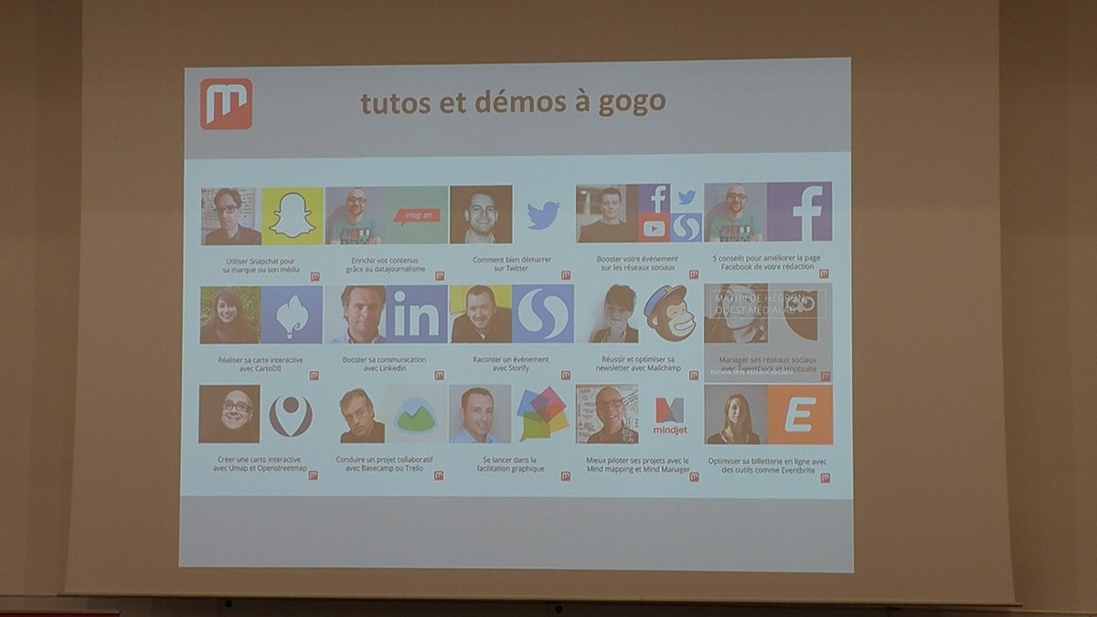 JHauvel's tweet photo. 30 présentations de 30 min réalisées par 30 journalistes: c'est le #Medialabspeedtraining de @ouestmedialab  https://t.co/eto5rBK4Zq #Obsweb https://t.co/PCA5mOeD6e