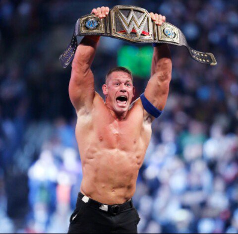wwenet1's tweet photo. CENA BECOMES 16 TIMES WWE CHAMPION. CONGRATS TO NEW WWE WORLD HEAVY WEIGHT CHAMPION @JohnCena https://t.co/r8fsIt404t