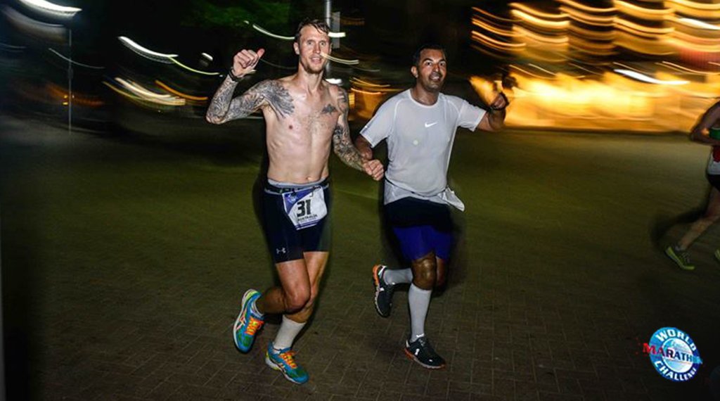 DNRCOfficial's tweet photo. THEY DID IT! Congratulations to @ibi_ali and @Luke_Wigman. 7 marathons on 7 continents in 7 days. Truly invincible! #withtheinvincible https://t.co/TNBV8dm2vV