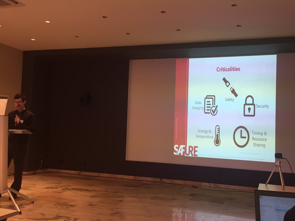 dordonyez's tweet photo. Criticalities addressed by @SAFURE_H2020 related with #security #safety #data #energy #timing Dominique RAGOT @thalesgroup #SmartCPS https://t.co/rzH6ldzIXO