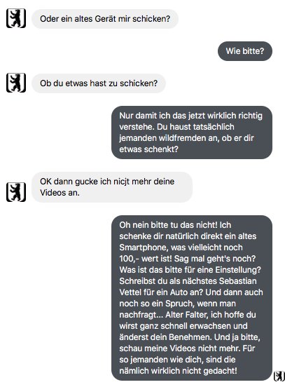 Technikfaultier's tweet photo. Montag, natürlich ist heute Montag. An welchem anderen Wochentag bekommt man schon solch dreiste Anfragen und Antworten? 
#unfassbar https://t.co/u3klurerkw