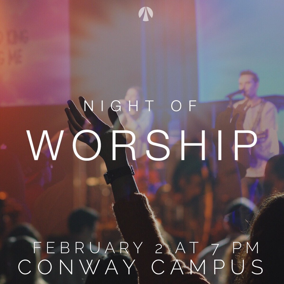 rtlworship's tweet photo. Join us this Thursday for a Night of Worship and Communion. 7 pm at our Conway campus. https://t.co/ar9atdX5ld