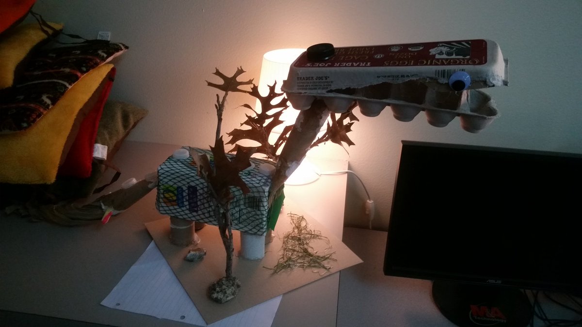 Haggar4th's tweet photo. What AMAZING Trash Art! More photos to come! #haggarlearns https://t.co/qqYcr6sKQL