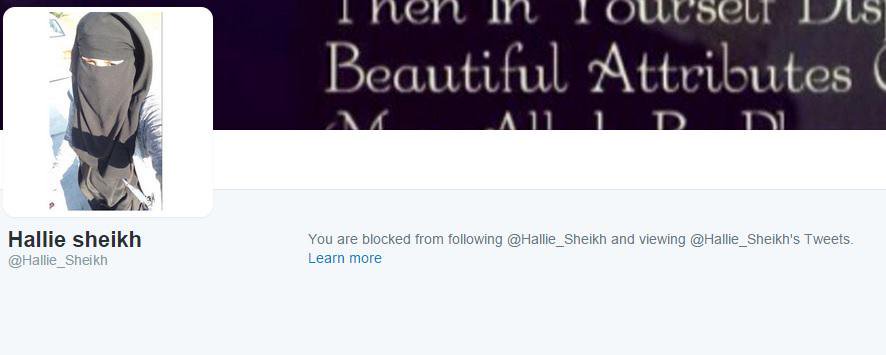AnonymousBint's tweet image. Hallie Sheikh where is she gone???  😕😑👀