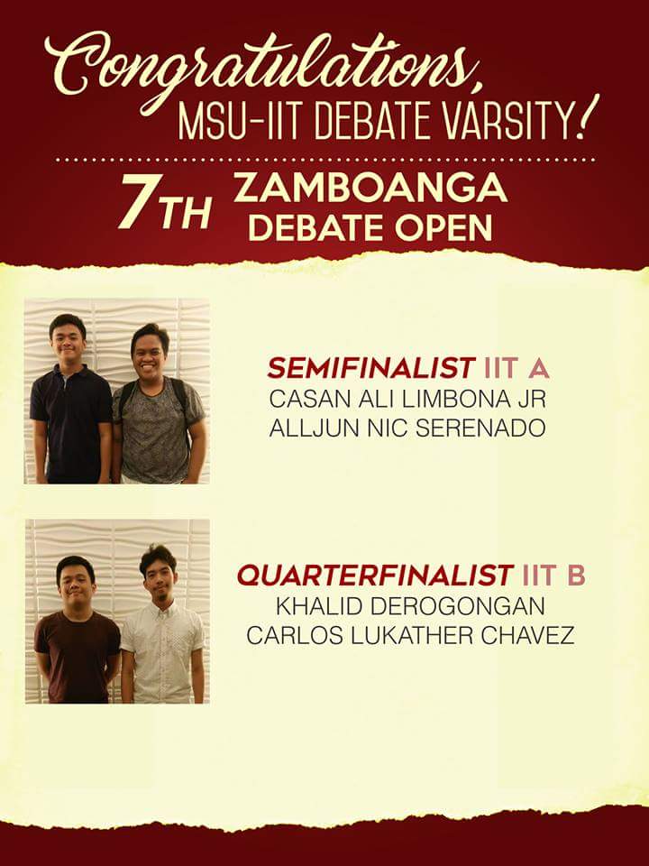 MSUIITDebate's tweet photo. Congratulations MIDV for a full contingent break!
#yarokzta #MIDV https://t.co/ZHtkmCFWzg