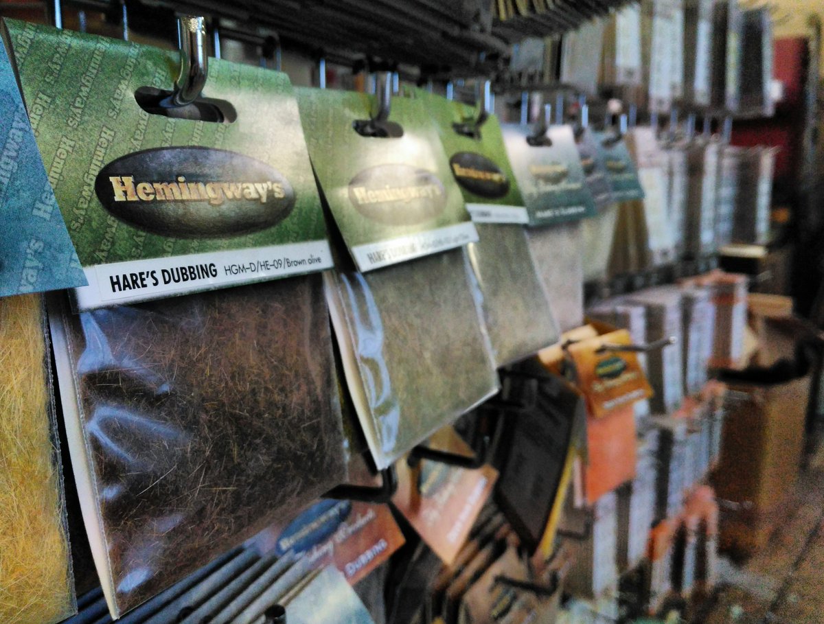 BRAND NEW! We've got rubber synthetics, tube bodies, dubbing and much much more!, Check out the Hemingway's range: funkyflytying.co.uk/shop/brands/he…