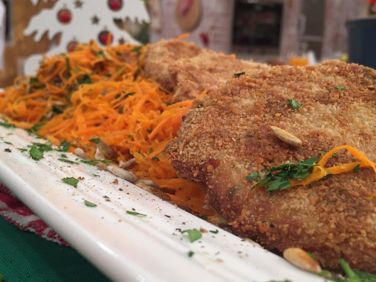 Y #BárbaraSchoffel nos trae la opción saludable, milanesas de soja con ensalada verde y puré de papas vegano

Vivo 14 hs <a href="/TV_Publica/">TVP</a>