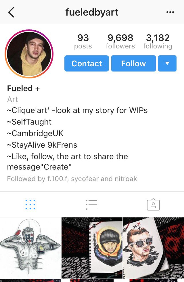 FueledBArt0807's tweet photo. Insta/ @ fueledbyart 
It would help so much if you could follow me on there! I did f4f if your account isn't private! |-/ https://t.co/uGMiVThmSC