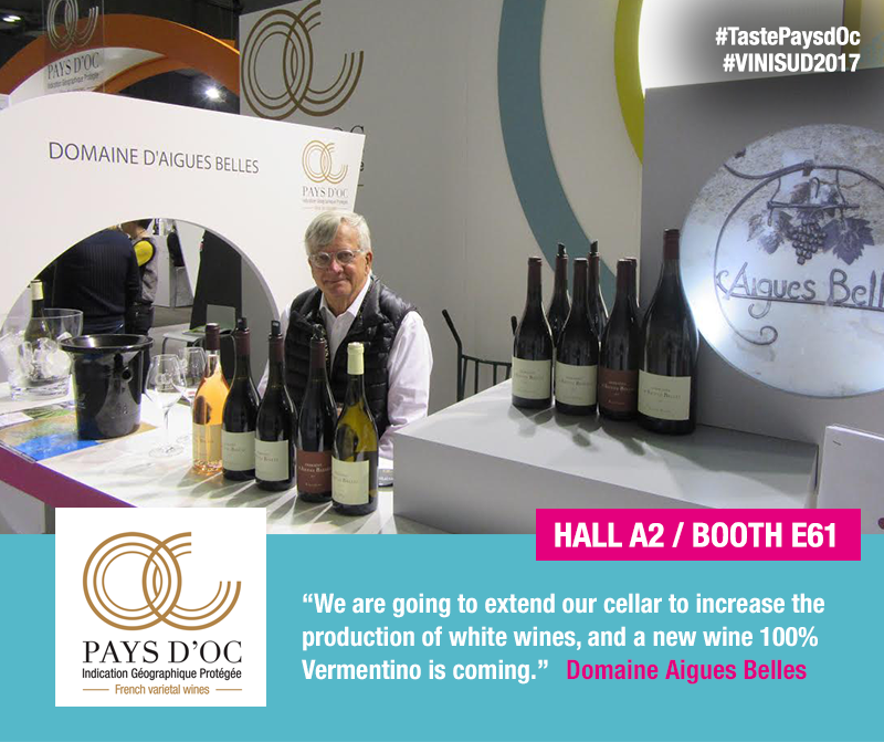 Many projects and wines to come in 2017 for Domaine <a href="/AiguesBelles/">Domaine AiguesBelles</a>!
Meet them at @VINISUD Hall A2 / Booth E61 #TastePaysdOc #VINISUD2017