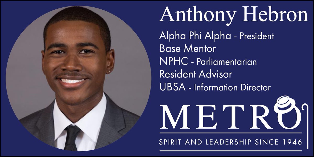 Happy Birthday to METRO <a href="/Ant__World/">Anthony Hebron</a> ! #Spirit #Leadership