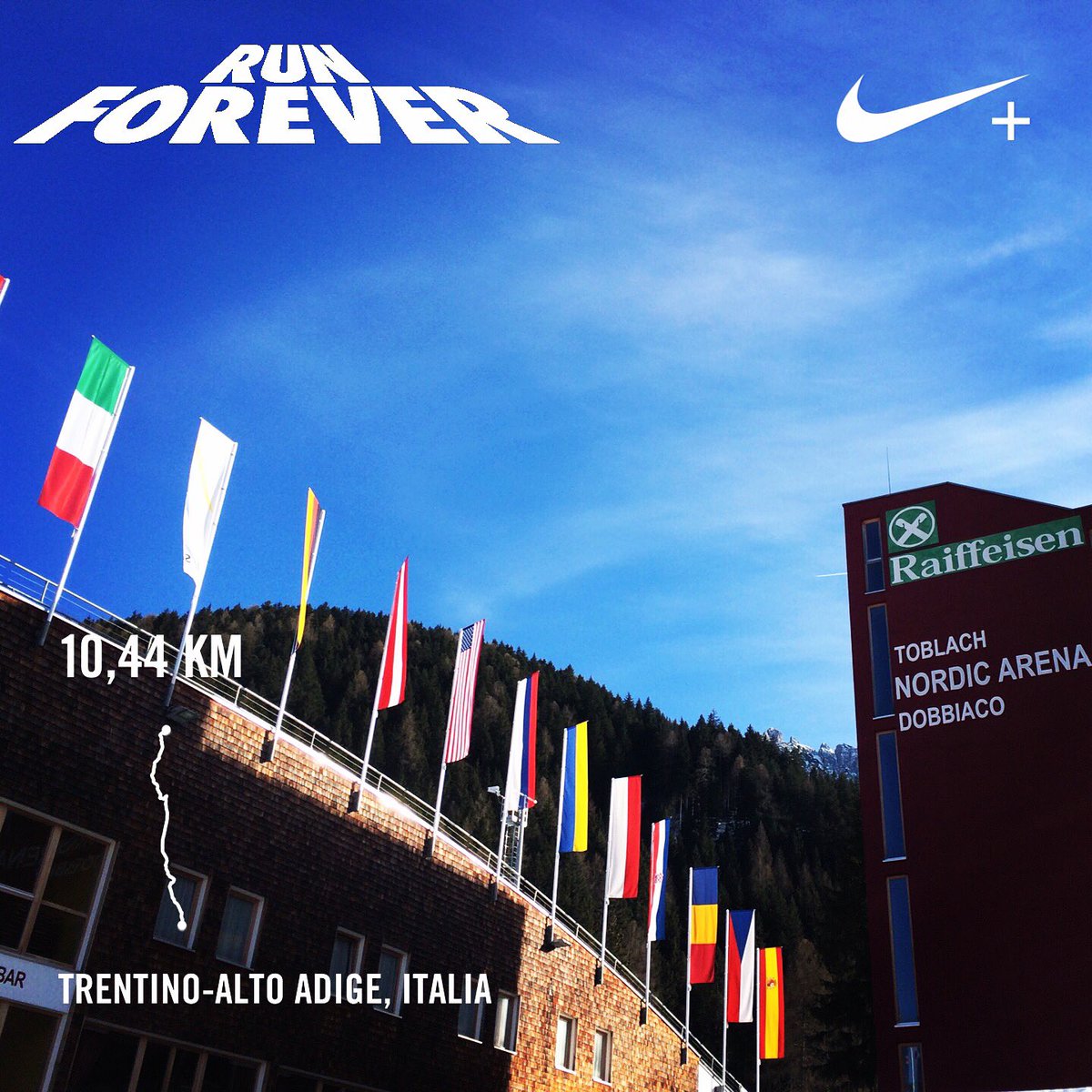 VVisintin's tweet photo. #winternightrun @dolomiti_it @cortinadobbiaco I just run 10,44 km with Nike+. 🏃🏼‍♀️❤️🏃🏻 #iocorroqui @runlovers #nikeplus https://t.co/2BeJSn5yDB