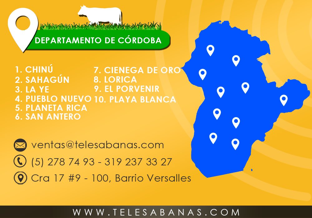 telesabanas1's tweet photo. Nuestra señal en el departamento de Córdoba. #Telesabanas https://t.co/vuKhUfr6mj