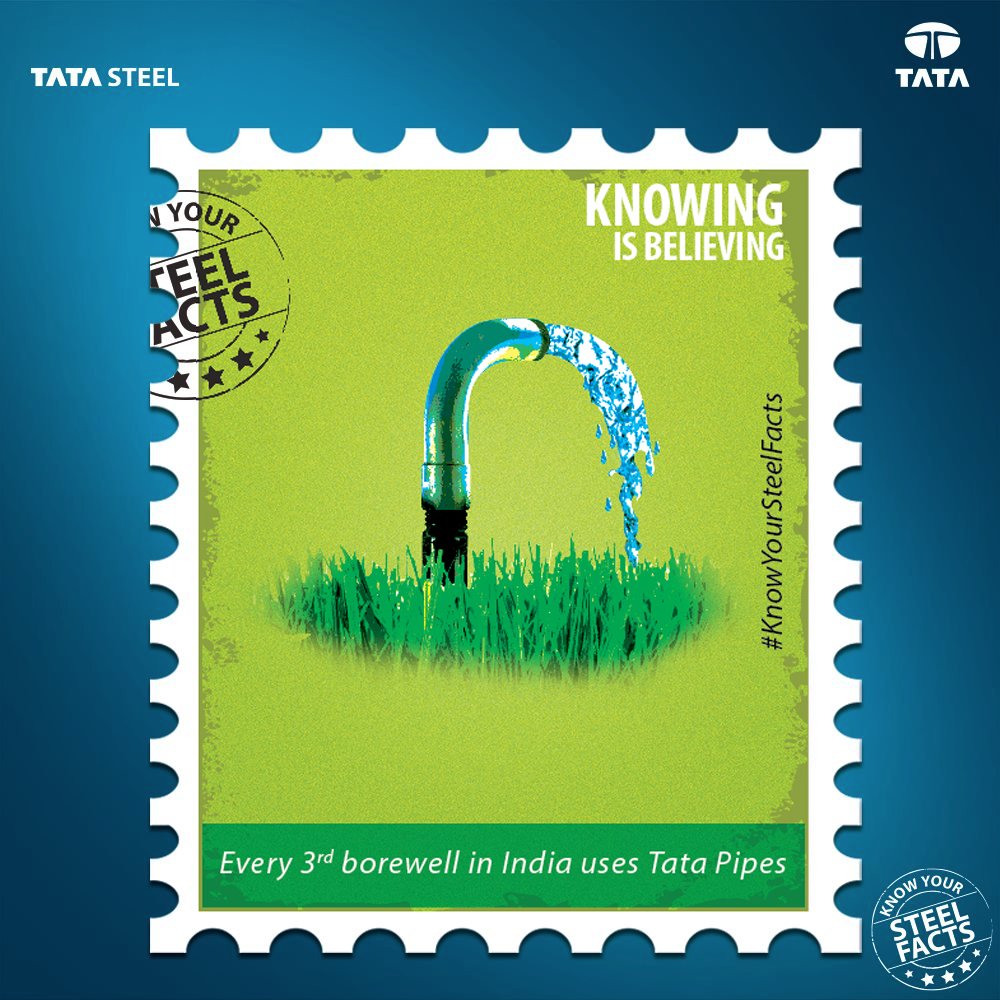 TataSteelLtd's tweet photo. #KnowYourSteelFacts: Quenching the thirst. #DidYouKnow https://t.co/7aB7lYAkpZ