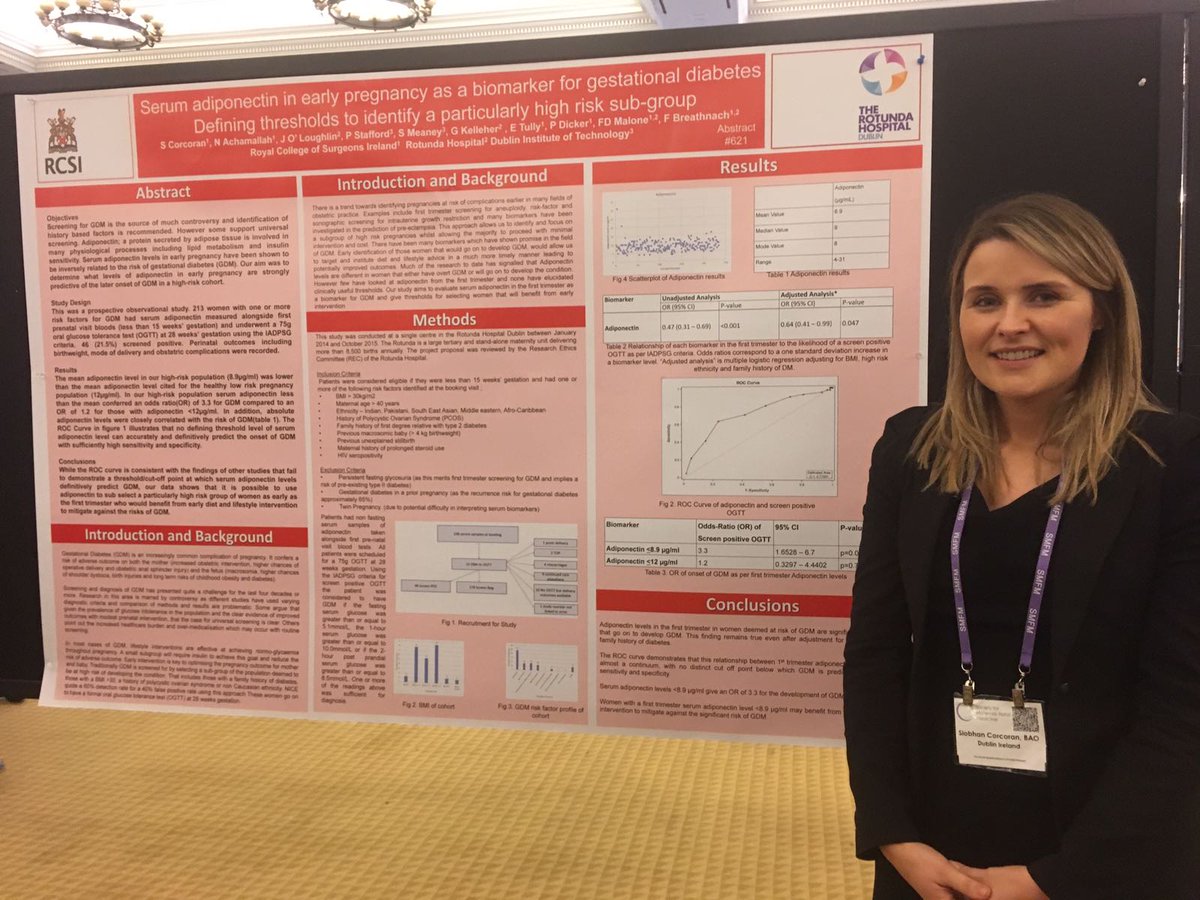 RotundaHospital's tweet photo. Some of our delegates presenting #RotundaResearch at @MySMFM last week #SMFM17 https://t.co/beNDH4wH8z