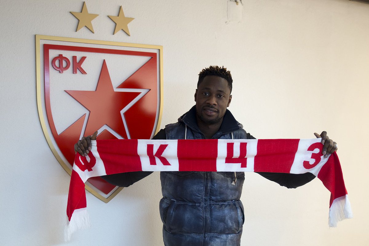 RedStarFrancais's tweet photo. Attaquant ghanéen Richmond Boakye-Yiadom vient de rejoindre le #FKCZ en prêt de U.S. Latina Calcio. Bienvenue! https://t.co/Q0LBiXgpGa