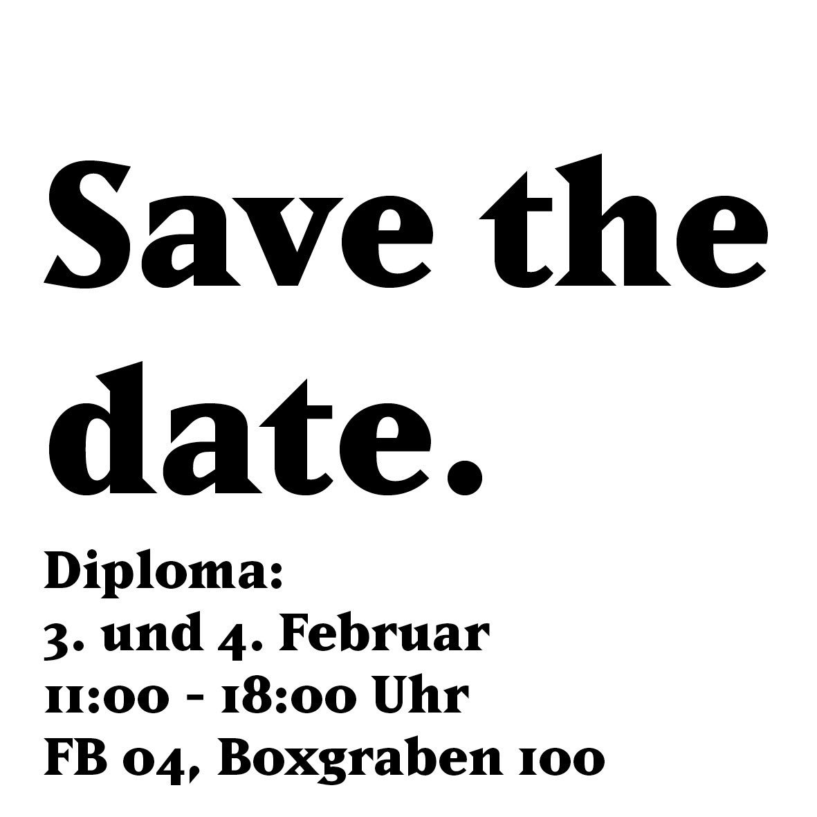 BOXHORN's tweet photo. #Diploma: Freitag und Samstag gibt es die Arbeiten unserer #Absolventen zu sehen! Kommt vorbei — wir sind auch am Start! https://t.co/DVZ8oFhQrL