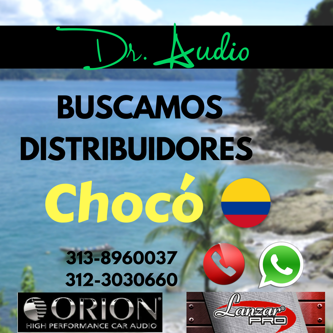 DrAudioColombia's tweet photo. #Distribuidores para #Chocó. ¡Buenos días! #LanzarPro #OrionCarAudio #DrAudioColombia https://t.co/FvfGXL9paQ