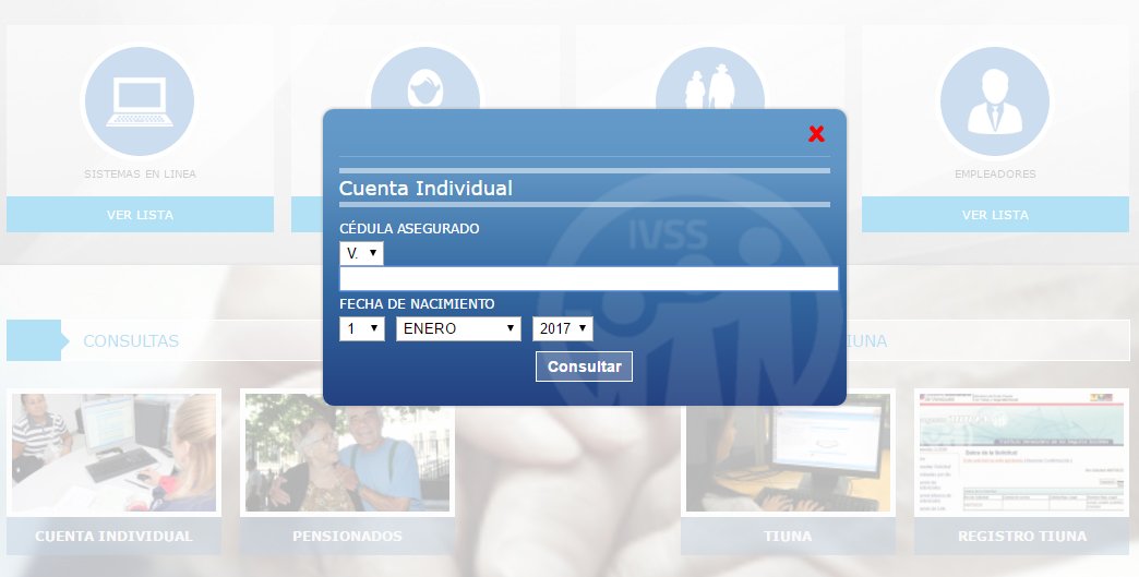 Consulta tu Cuenta Individual #IVSS haciendo clic aquí y siguiendo los 3 sencillos pasos #Venezuela #SeguroSocial goo.gl/HxTRdT