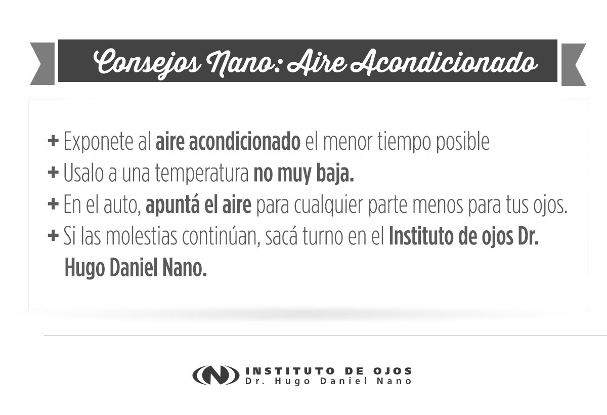 instituto_nano's tweet photo. Con el calor,  pasamos mucho tiempo con el aire acondicionado y eso trae sequedad, picazón y molestias para nuestros ojos. https://t.co/IFbujH1xny